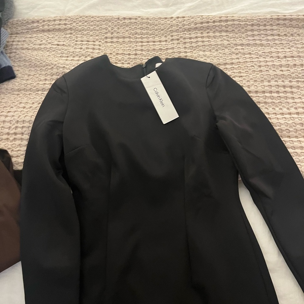 Black long sleeve dress